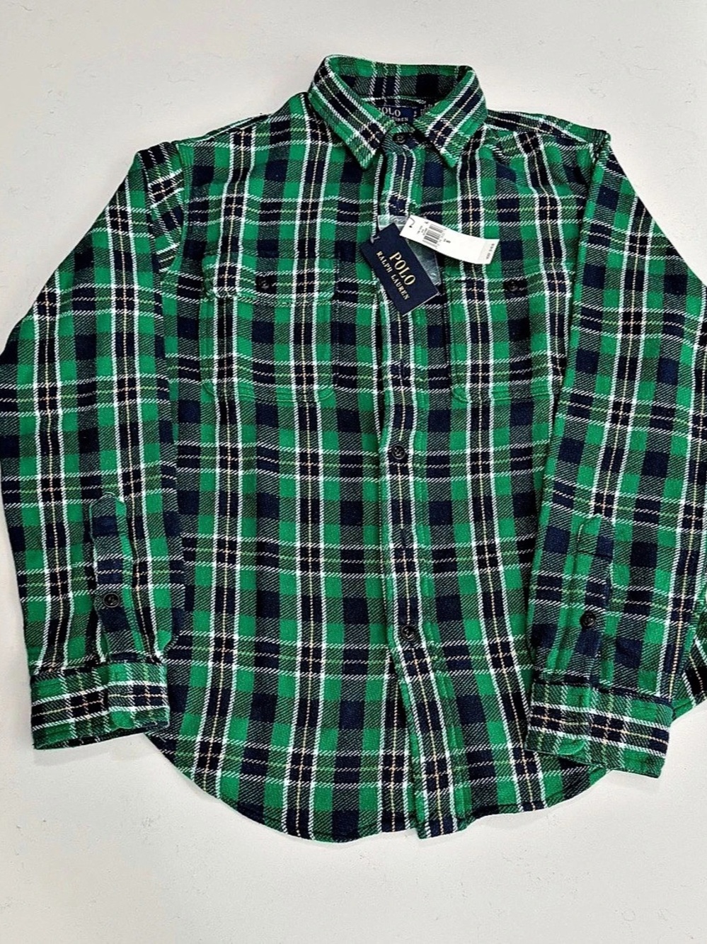 Polo Ralph Lauren Classic Fit Plaid Flannel Workshirt
